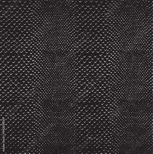 Snakeskin pattern imitation. Lines and spots structural texture. Cool and artsy faux leather background. Abstract vector illustration. Black isolated on white. EPS10