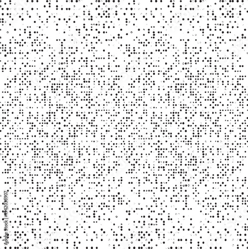 Abstract vector noise. Small particles of debris and dust. Distressed uneven background. Grunge with fine grains isolated on white background. Vector illustration. EPS10.