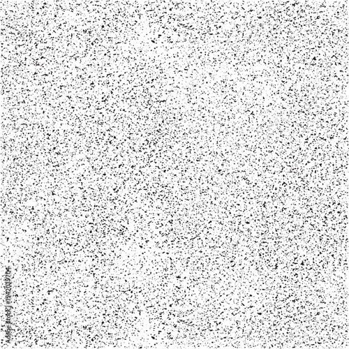 Abstract vector noise. Small particles of debris and dust. Distressed uneven background. Grunge with fine grains isolated on white background. Vector illustration. EPS10.