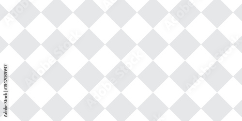 Checkered Pattern Background With Gray And White Tiles For Design Or Presentation
