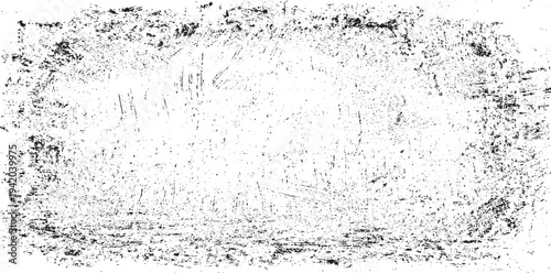 Scratched frame texture. Abstract grunge background.