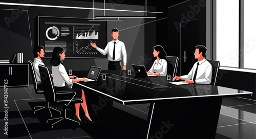 business people in a meeting room