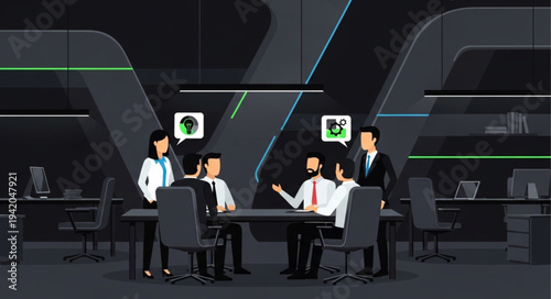 business people in a meeting