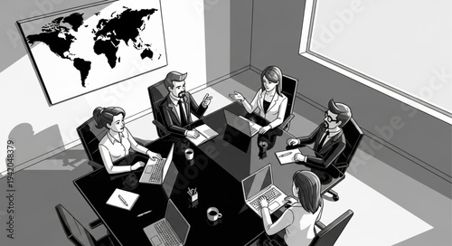 business people in the office