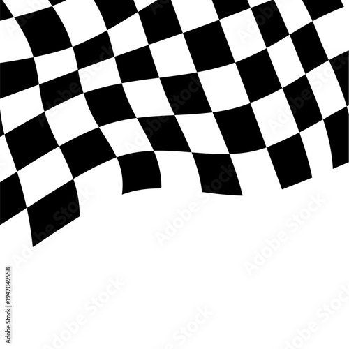 Race Flag Corner Illustration