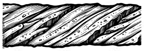 Diagonal geological rock strata layers or wood grain texture