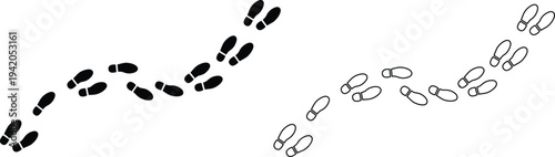 A black and white image of two caterpillar like creatures on a plain background