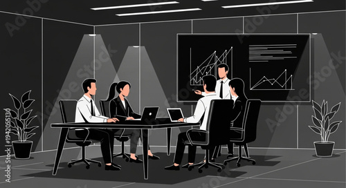 business meeting in the office