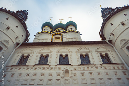 Ancient Orthodox white stone Cathedral