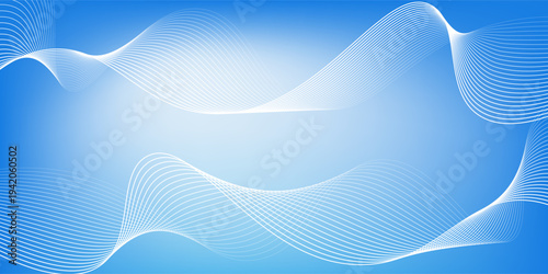 Gradient abstract background with circular line patterns. Vector illustration modern. EPS 10