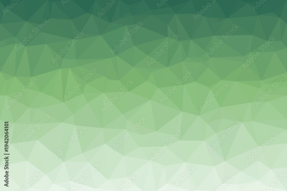 Obraz premium A captivating low poly texture displays a graceful green gradient shifting from deep teal to soft lime hues