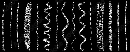 Chalk textured background, brush scribble