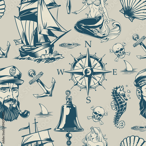 Nautical theme design elements