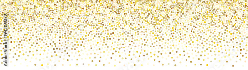 Gold star confetti background, golden sparkle pattern
