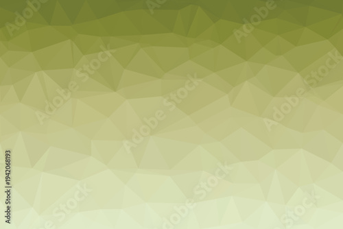 A textured surface features an olive green polygon gradient that smoothly transitions from dark to light