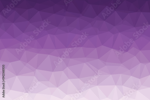 A visually appealing geometric pattern displays a smooth gradient transition from rich purple to soft light lavender