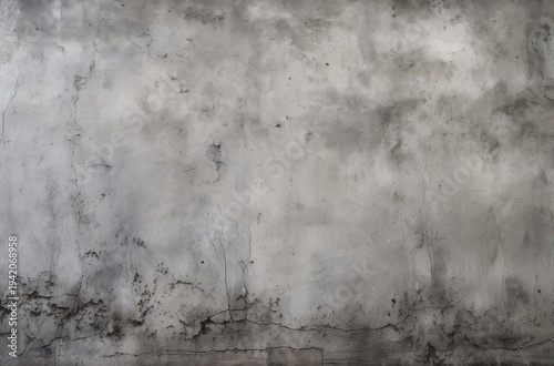 Processed collage of grey cracked stucco wall texture. Background for banner, backdrop or texture