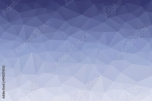 Serene periwinkle blue and pale white form a calming geometric polygonal texture