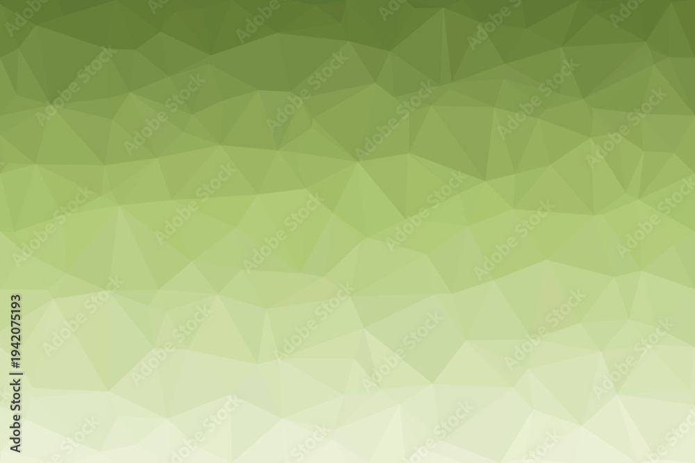 Obraz premium Verdant green and light mint geometric texture featuring a smooth polygonal gradient