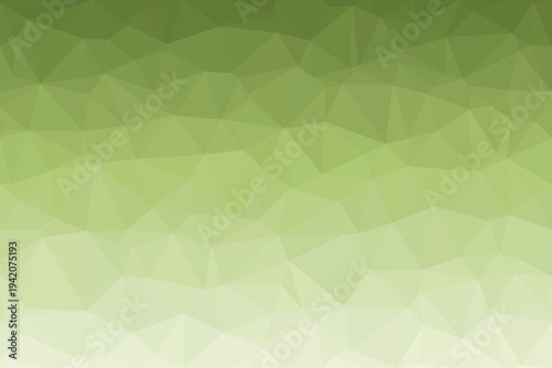 Verdant green and light mint geometric texture featuring a smooth polygonal gradient