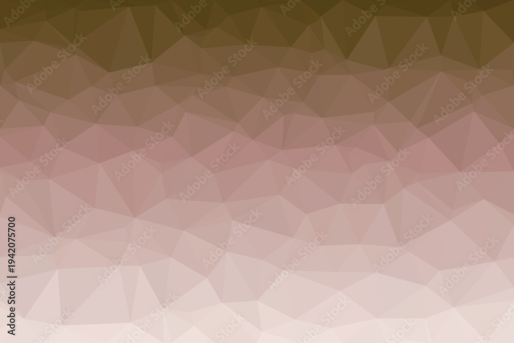 Obraz premium Warm earthy brown and rose low poly gradient texture creates a soothing gentle presentation