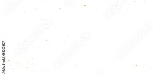 Luxury golden glitter confetti splash with distressed gold grunge texture and sparkling dust particles isolated on transparent background