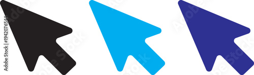 Mouse pointer icons vector Collection Clipart Pack. icon. Editable stroke line and glyph icons.