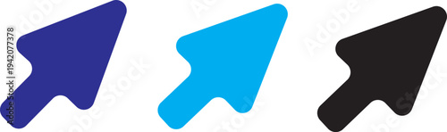 Mouse pointer icons vector Collection Clipart Pack. icon. Editable stroke line and glyph icons.