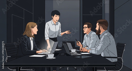 business people in a meeting