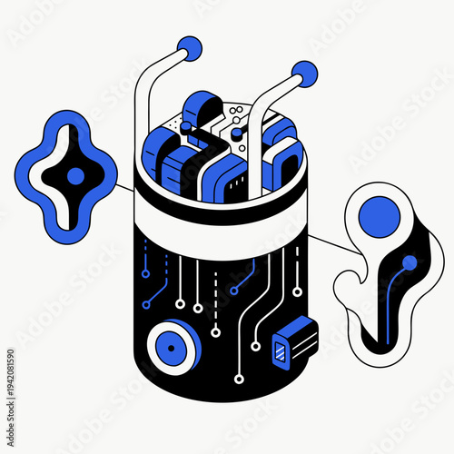 vector illustration of an abstract background