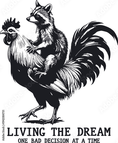 Living the dream svg, bad decision svg