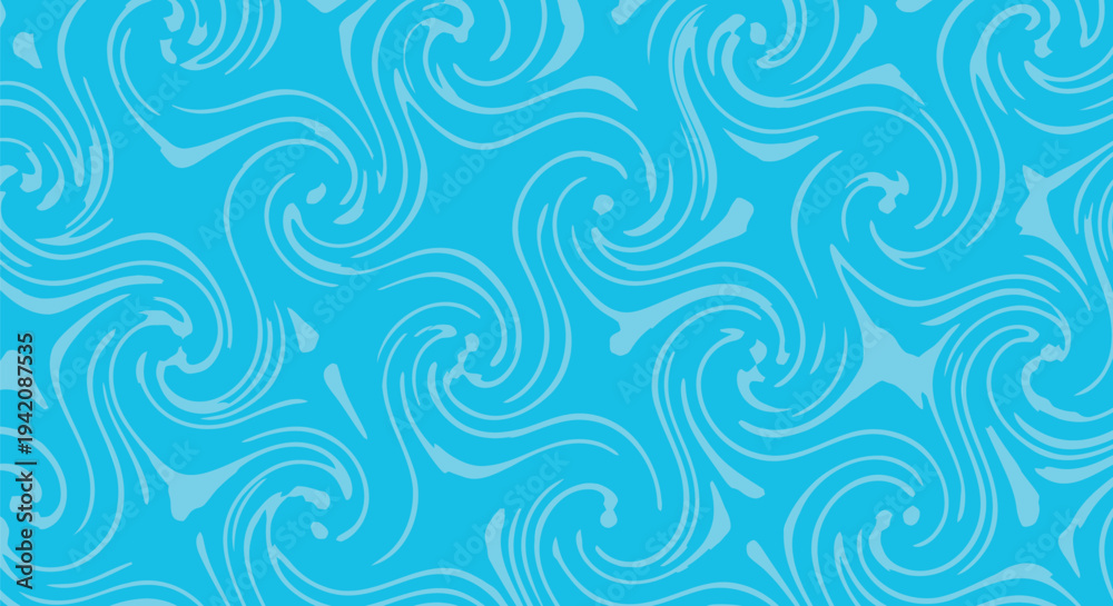 Fototapeta premium Vector swirl wave pattern background