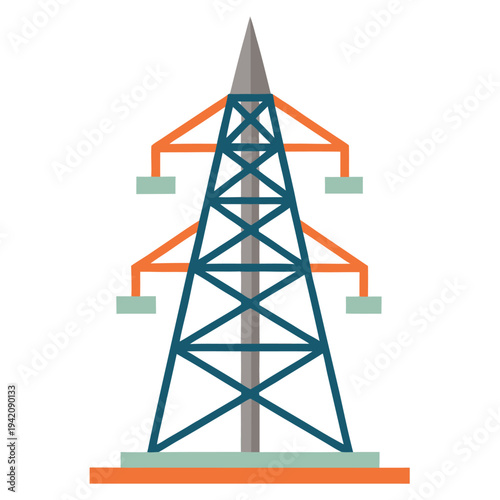 Essential electricity transmission tower delivering energy across landscapes for power infrastructure