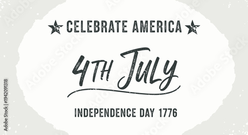 4th of July Independence Day vector illustration