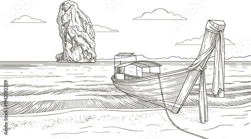 hammock on the beach