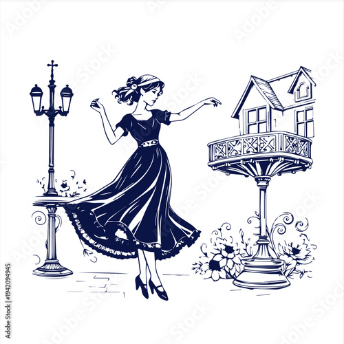 Untitled-12vector, illustration, woman, fashion, people, 90s girl dancing,sketch, art, dress, cartoon, drawing, silhouette, person, model, hair, design, lady, painting, dance, vintage, beauty