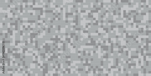 Pixelated green background.  Grey graphic lines and squares ornament on transparent background.