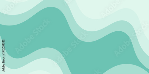 Flowing dark blue curve shape with soft gradient vector abstract background, relaxing and tranquil art,