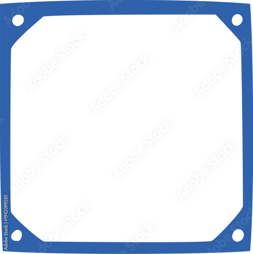 Gasket Square Frame Outline