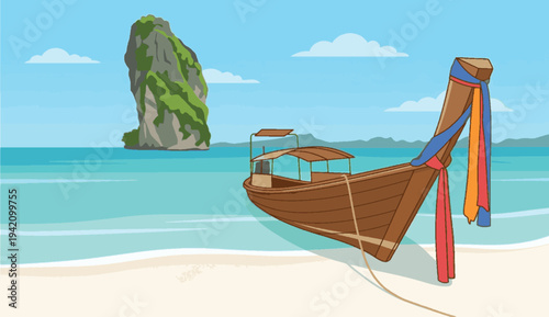 beautiful beach in thailand