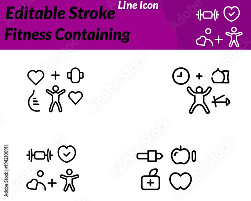 The character can be lifting a dumbbell holding a water bottle or carrying a gym bag showing an active and healthy lifestyle. The pose is friendly and approachable with smooth lines and simple shapes.