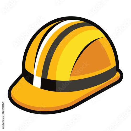 vector illustration of  safety helmet  constructio (3)