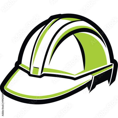 vector illustration of  safety helmet  constructio (14)