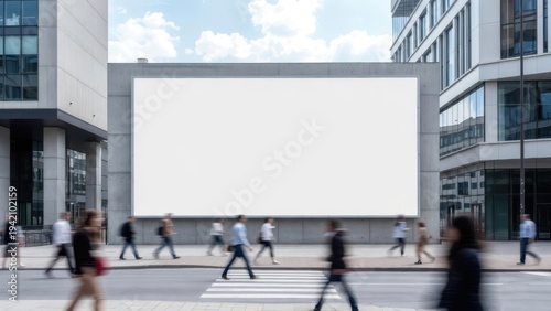 Visual asset for showcasing outdoor advertising campaigns, brand promotions, and marketing visuals in urban environments for advertising presentations, media planning, and brand strategy materials.