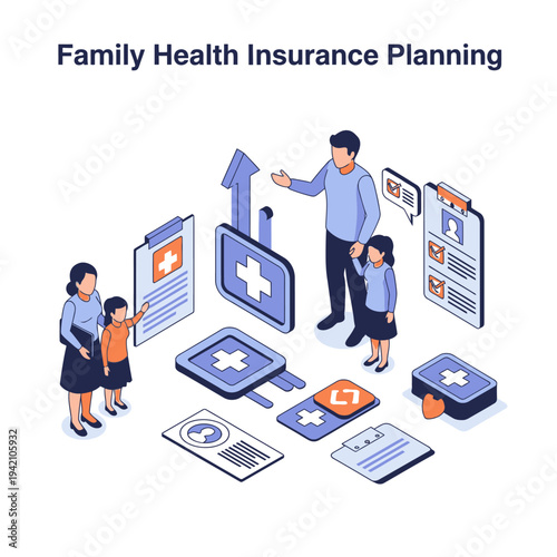 Family Health Insurance Planning: A Visual Guide to Securing Your Loved Ones' Well-being and Financial Future.