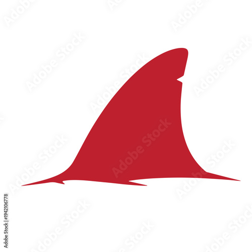red shark fin sticking out of water in ocean sea  shark fin  animal  sea creature