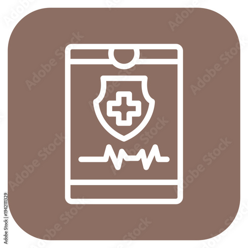 Vector Design Medical App Icon Style