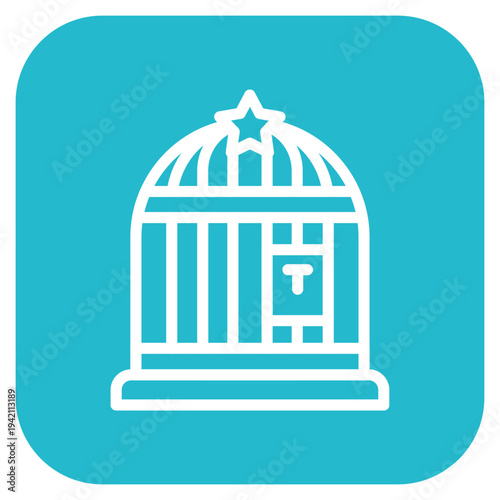 Vector Design Birdcage Icon Style