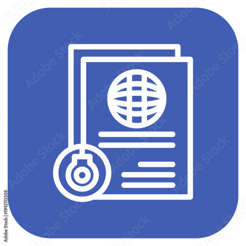 Vector Design Deported Icon Style