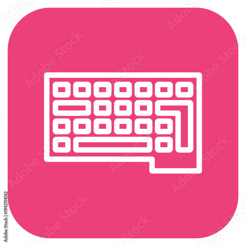 Vector Design Keyboard Icon Style